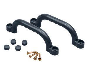 Tumehallid käepidemed mänguväljakule kindla haarde jaoks