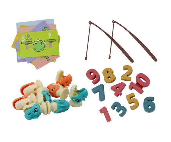 Matemaatiline kaalumäng loendama õppimiseks Dinosaurused