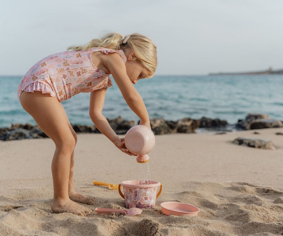 Rannakomplekt 5-osaline Ocean Dreams Pink, Little Dutch