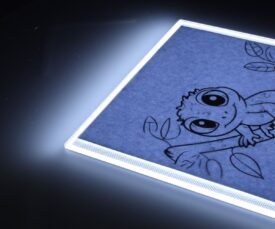 LED-valgustusega joonistusplaat A4