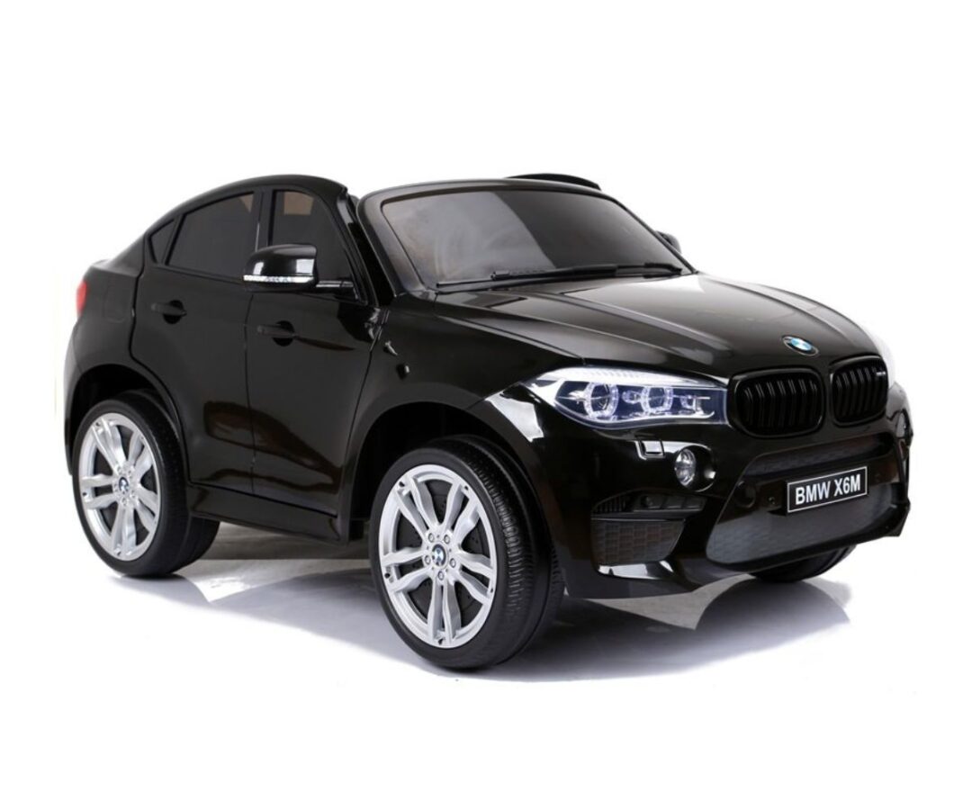 Laste elektriauto BMW X6M TUNING 2x120W must, puldiga (2-kohaline)