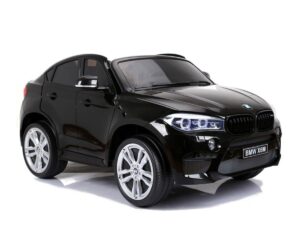 Laste elektriauto BMW X6M TUNING 2x120W must, puldiga (2-kohaline)