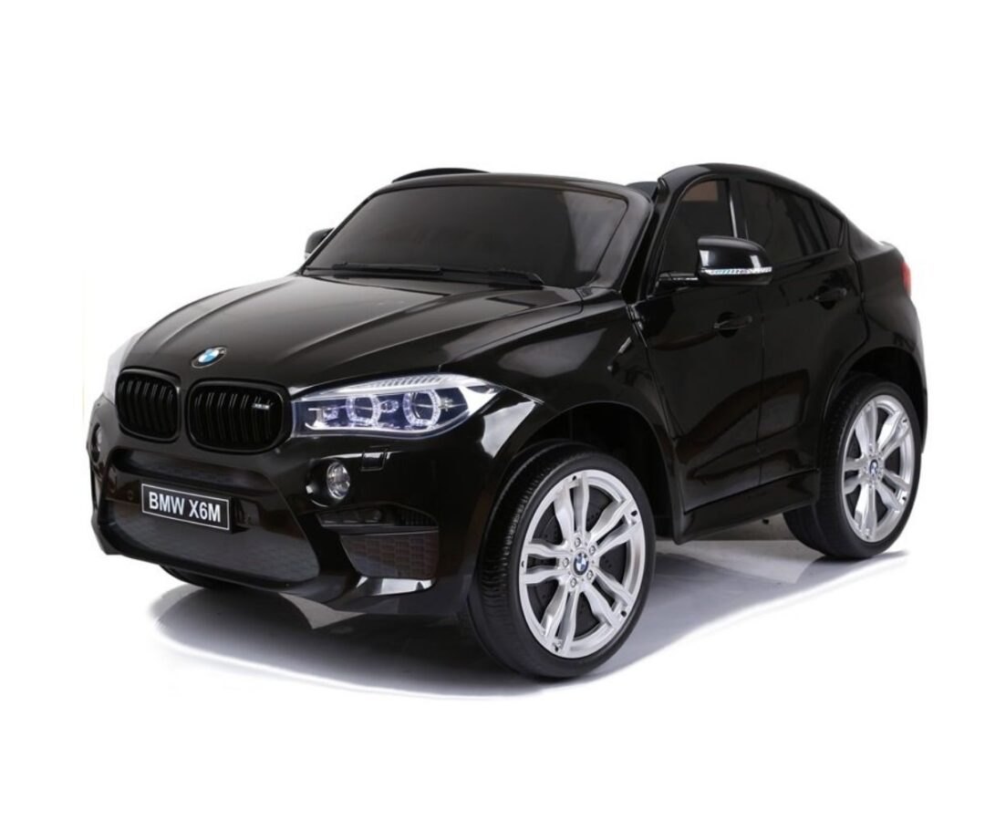 Laste elektriauto BMW X6M TUNING 2x120W must, puldiga (2-kohaline)