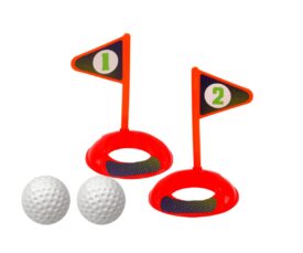 Laste minigolfikomplekt + ratastega golfikäru