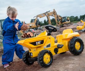 Pedaalidega traktor Dumper CAT (vanusele 2,5-5a)