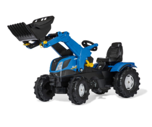 Pedaalidega traktor kopaga Rolly Farmtrac New Holland (vanusele 3-8a)