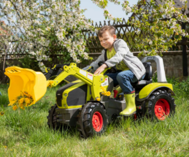 Pedaalidega traktor kopaga Rolly X-Trac Premium CLAAS AXION 960 (vanusele 3-10a)