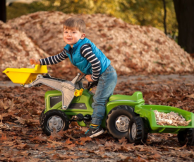 Pedaalidega traktor kopaga RollyKiddy Futura (vanusele 2,5-5a)