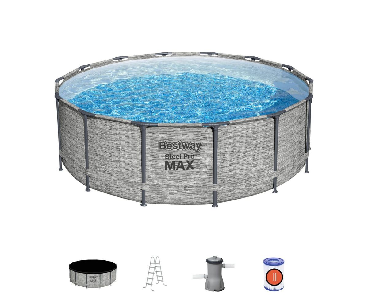 TÄISKOMPLEKT! Välibassein Bestway Steel Pro Max 5619D ø427x122cm