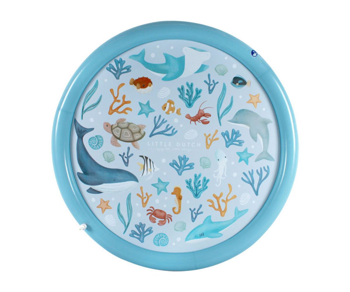 Vihmutiga mängumatt Ocean Dreams Blue, Little Dutch