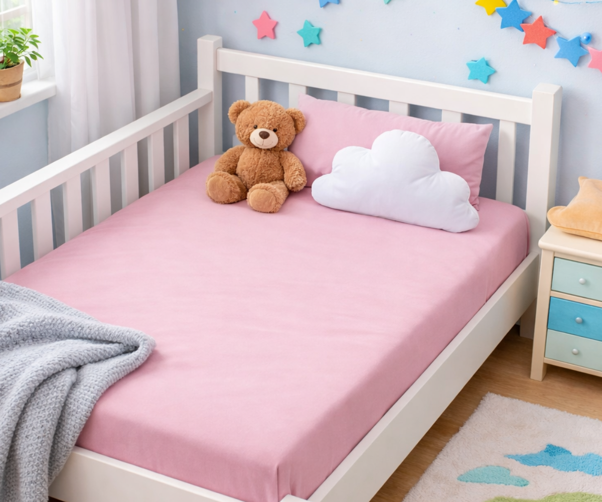 Kummiga voodilina 80×160 cm hoiab kindlalt madratsi ümber