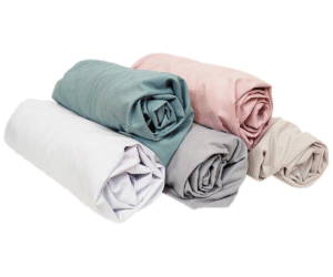 Pehme ja hingav hall voodilina kummiga, lihtne hooldada