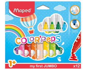 Jumbo Color'Peps laste markerid, 12 tk