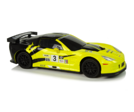 Sportauto Corvette puldiga 18cm, kollane