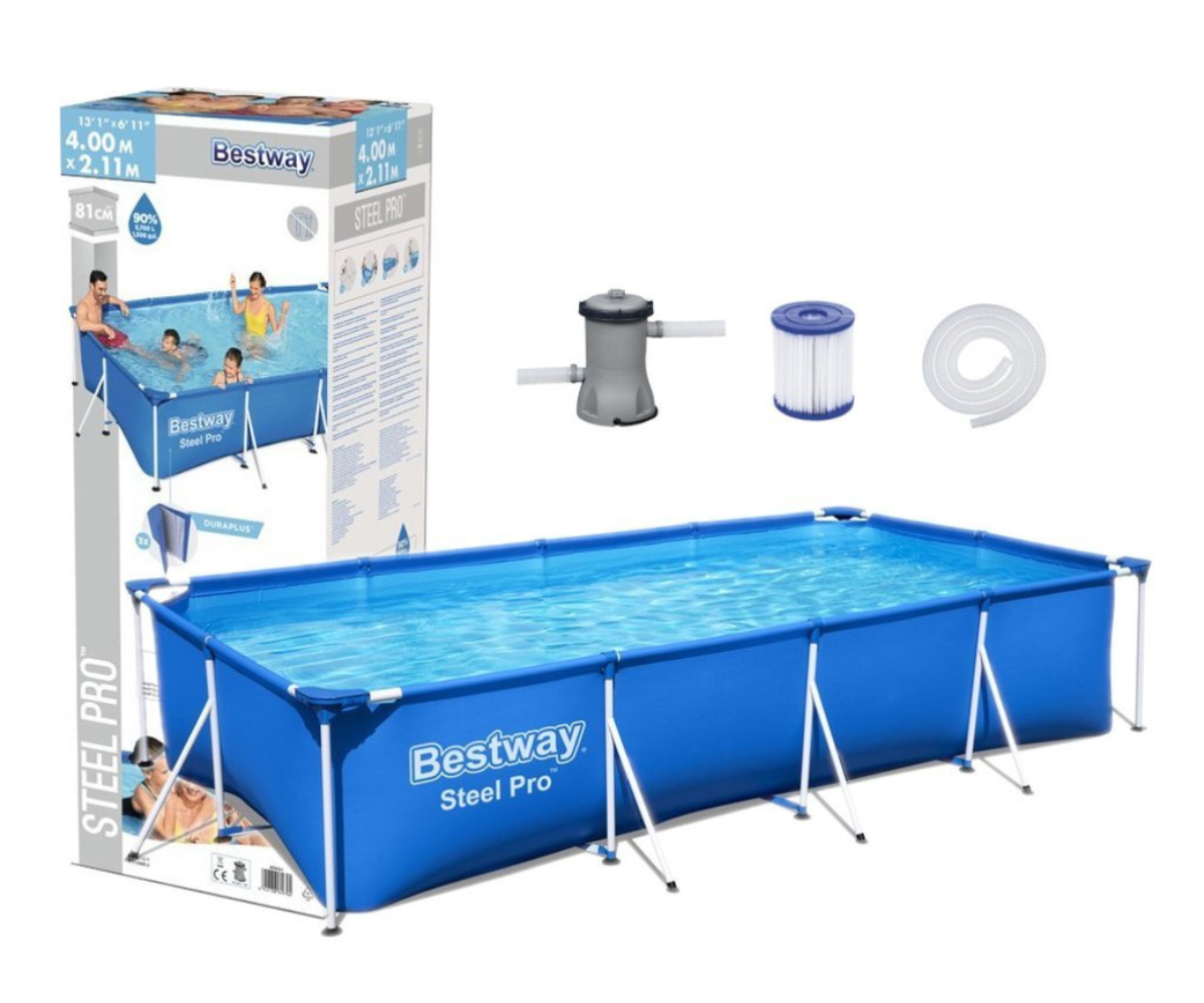 Välibassein Steel Pro 400x211x81cm Bestway