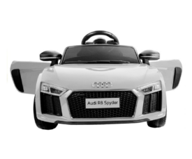 Laste elektriauto Audi R8 Spyder 2x45W, valge