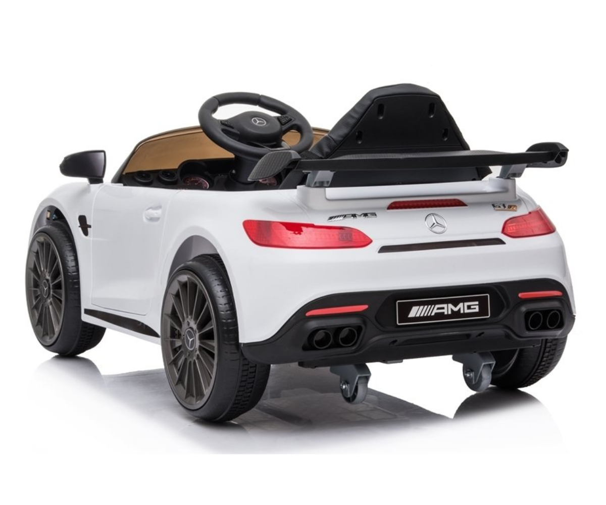 Laste elektriauto Mercedes AMG GT R 2x45W, valge