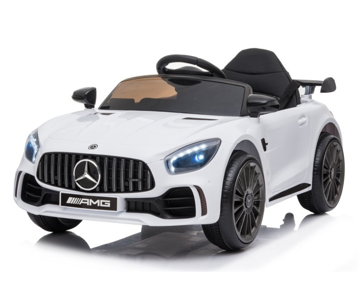 Laste elektriauto Mercedes AMG GT R 2x45W, valge