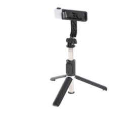 Selfiestick Endlikepp, LED-lamp + Bluetooth kaugjuhtimispult