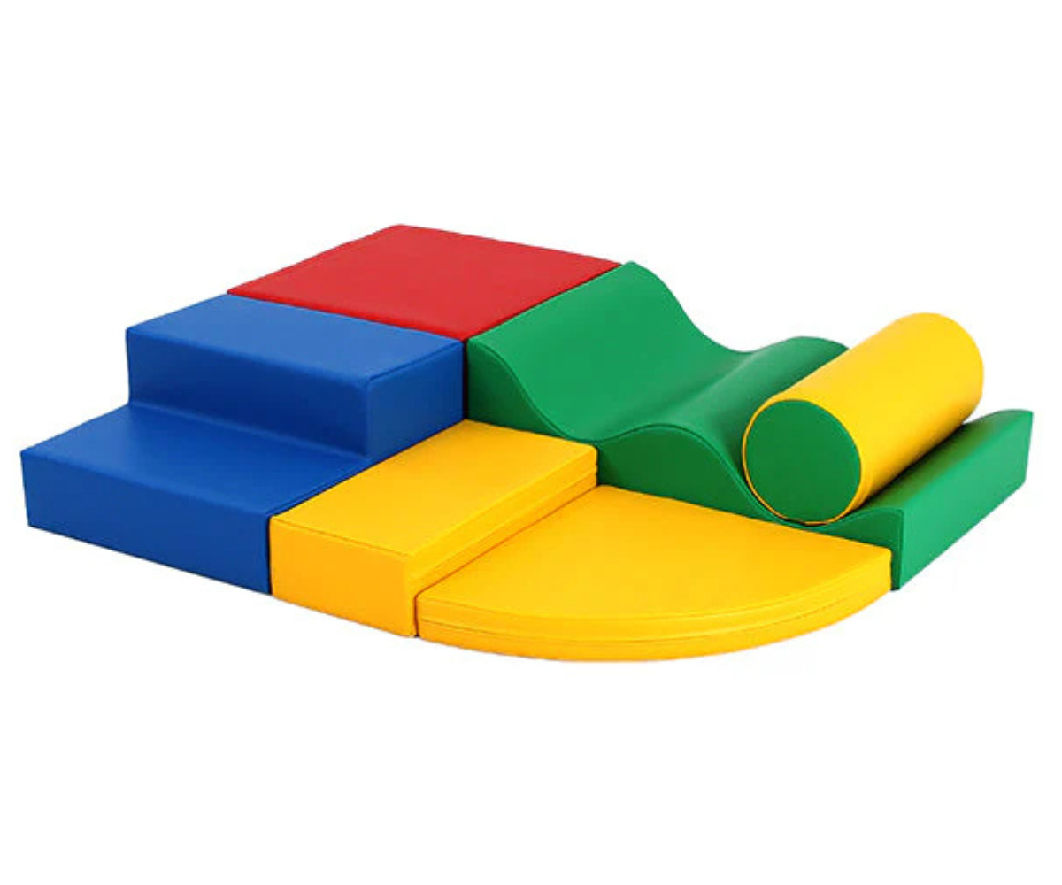 Pehmed mänguklotsid IGLU Explorer värviline komplekt mängutoas