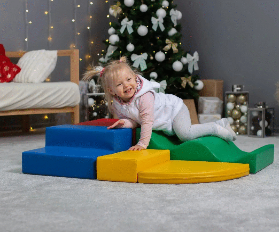 Montessori arendav mänguasi – IGLU Explorer ronimisklotsid lastele