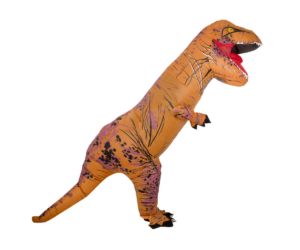 Puhuriga täispuhutav kostüüm Dinosaurus T-Rex hiiglane 150-190 cm1