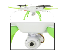 Droon SYMA X5HW 2.4GHz RC Wi-Fi kaameraga, valge