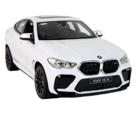 Puldiauto BMW X6 Rastar 35cm, valge