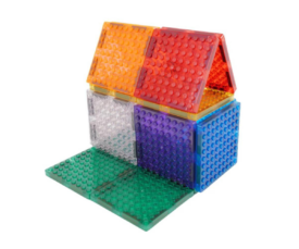 Cleverclixx magnetklotsid Brick Tiles Intense LEGO 16-osaline