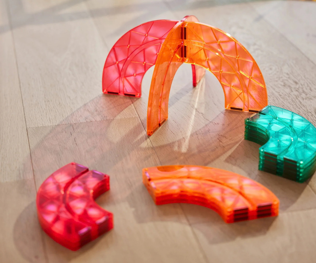 Cleverclixx magnetklotsid Race Track Curves lisakomplekt 15-osaline