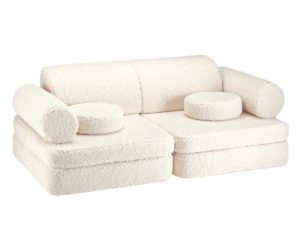 Laste diivani komplekt 9-osaline Wigiwama, Cream White Settee