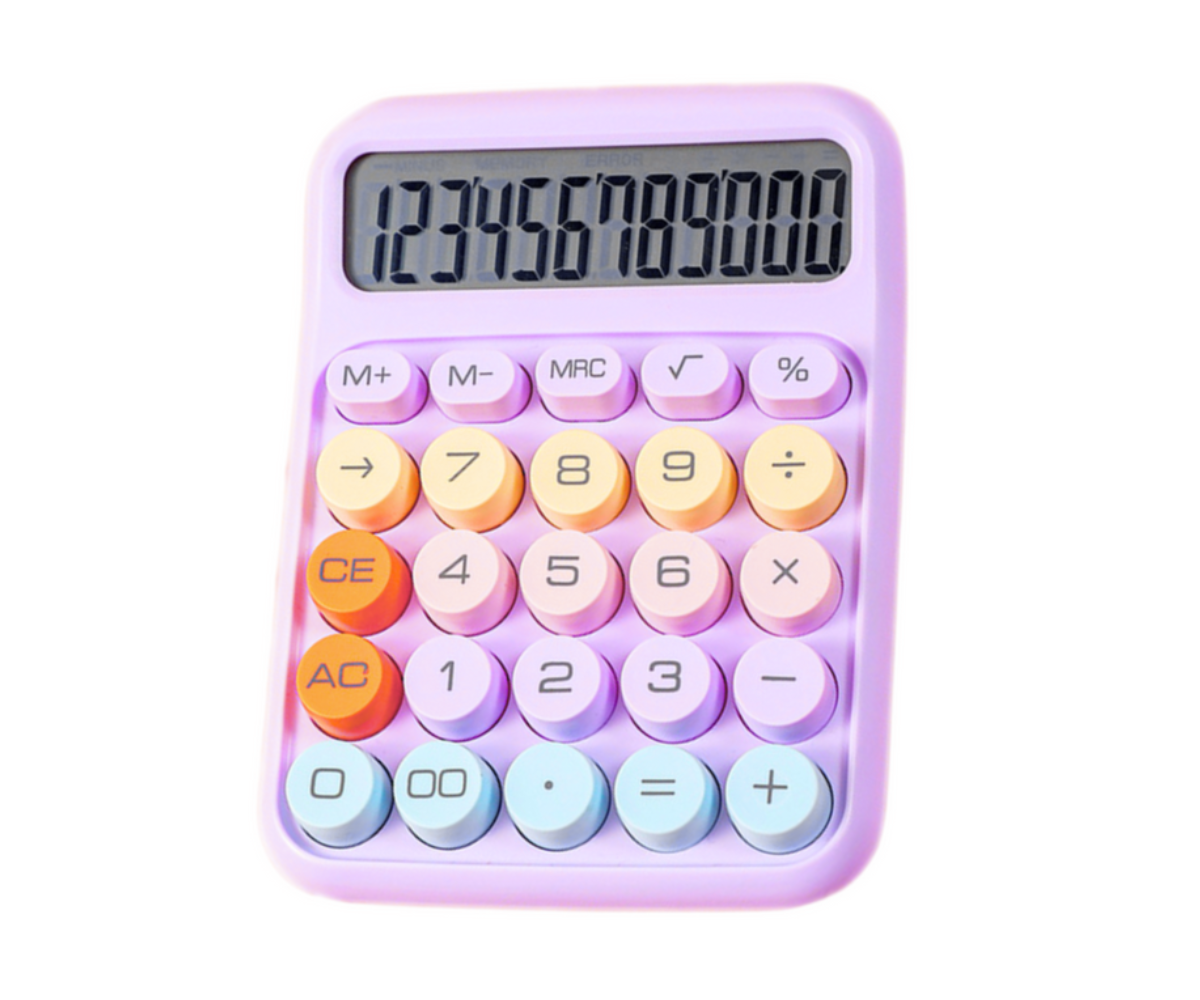 Laste elektrooniline kalkulaator suurte nuppudega