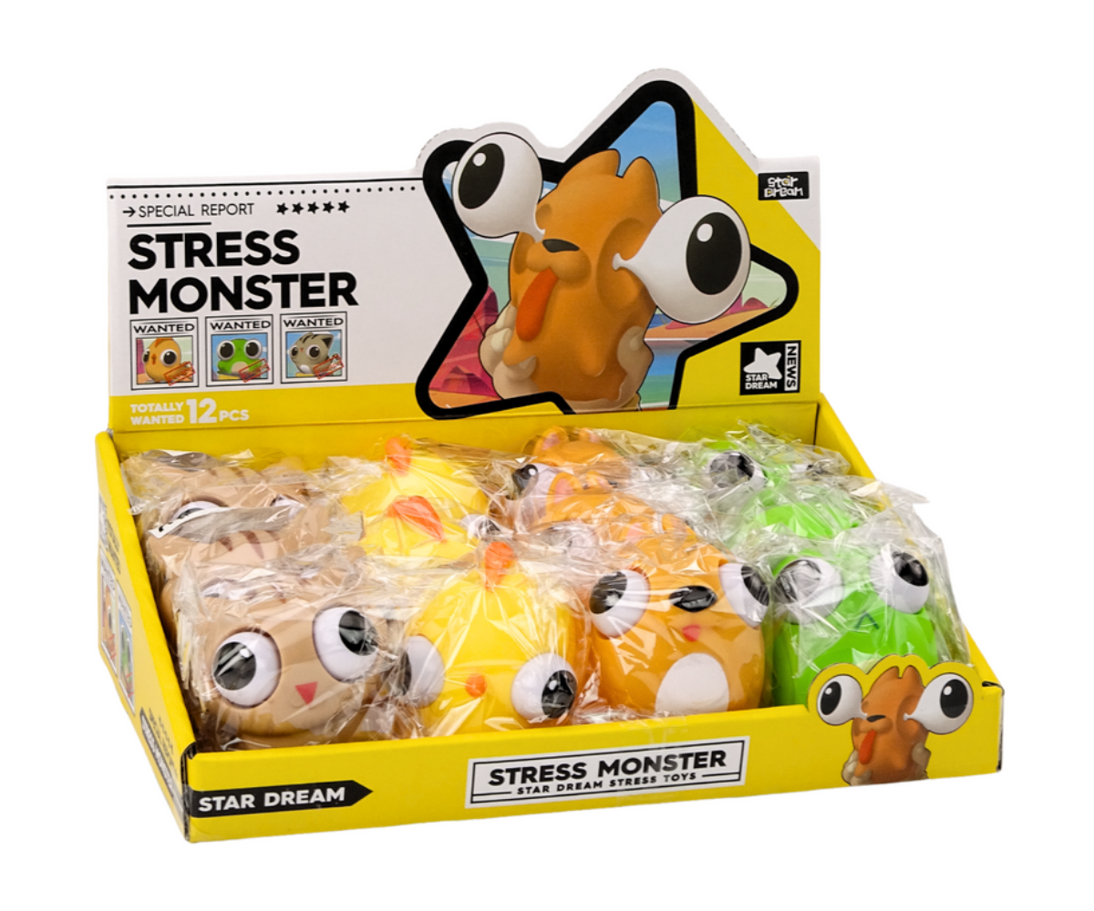 Stressimaandaja mänguasi Happy Monster Gniotek Sensory