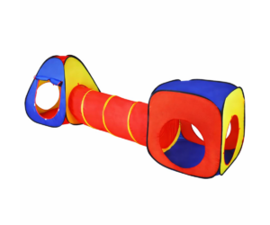 Lastetelk tunneliga kodu ja aia jaoks: tipi + tunnel + maja