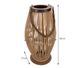 Bambuslatern terrassile 40cm