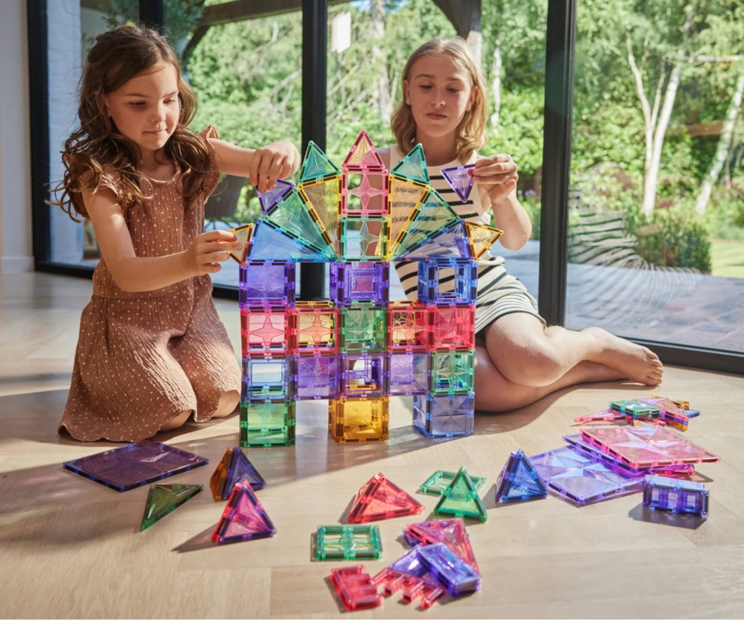 Cleverclixx magnetklotsid Large Creative Pastel 125-osaline