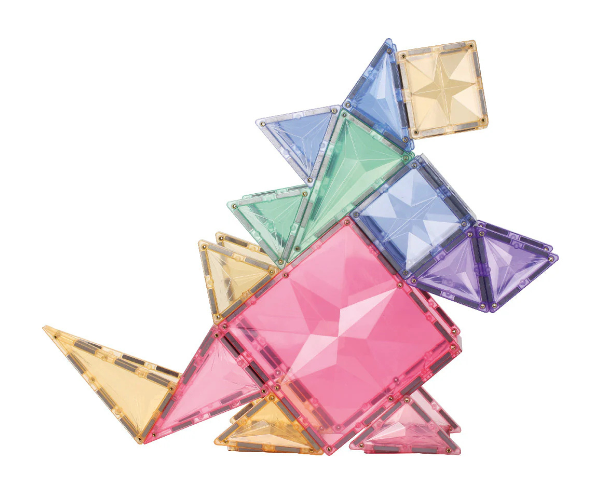 Cleverclixx magnetklotsid Petite Pastel 36-osaline