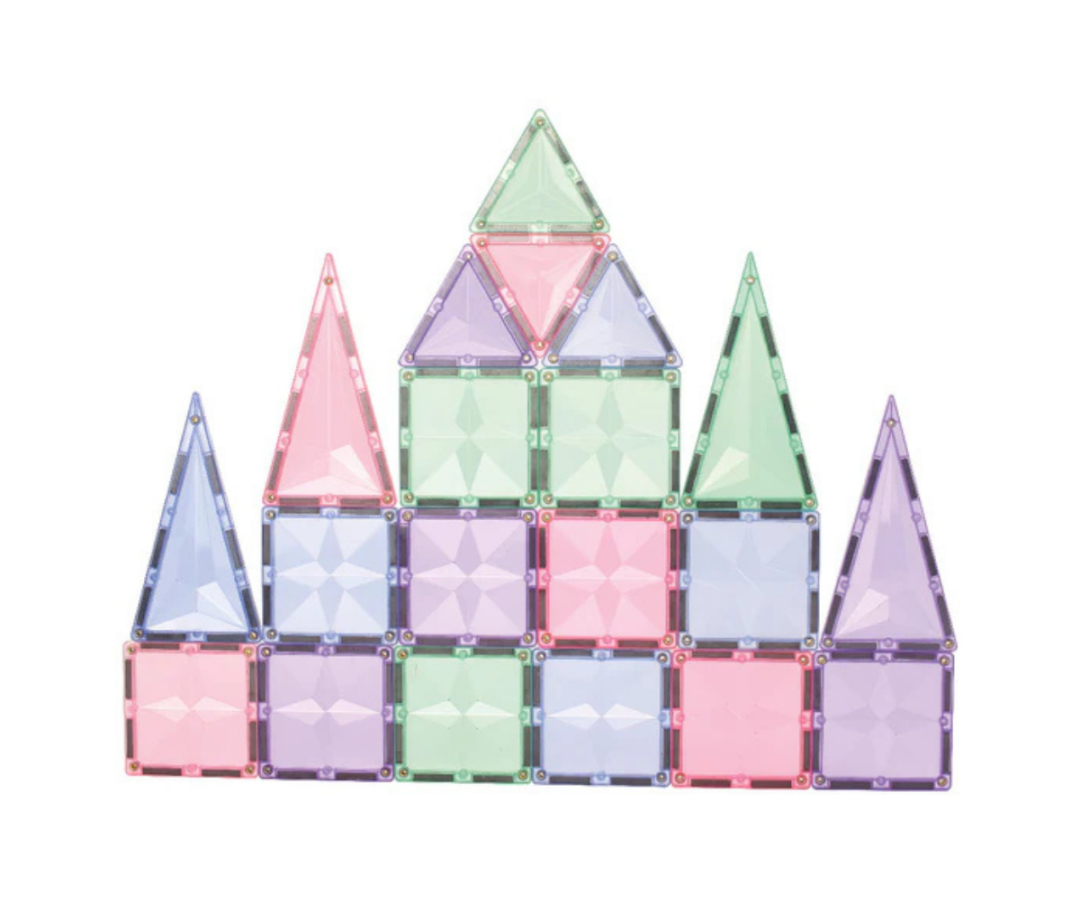 Cleverclixx magnetklotsid Geo Pastel 45-osaline