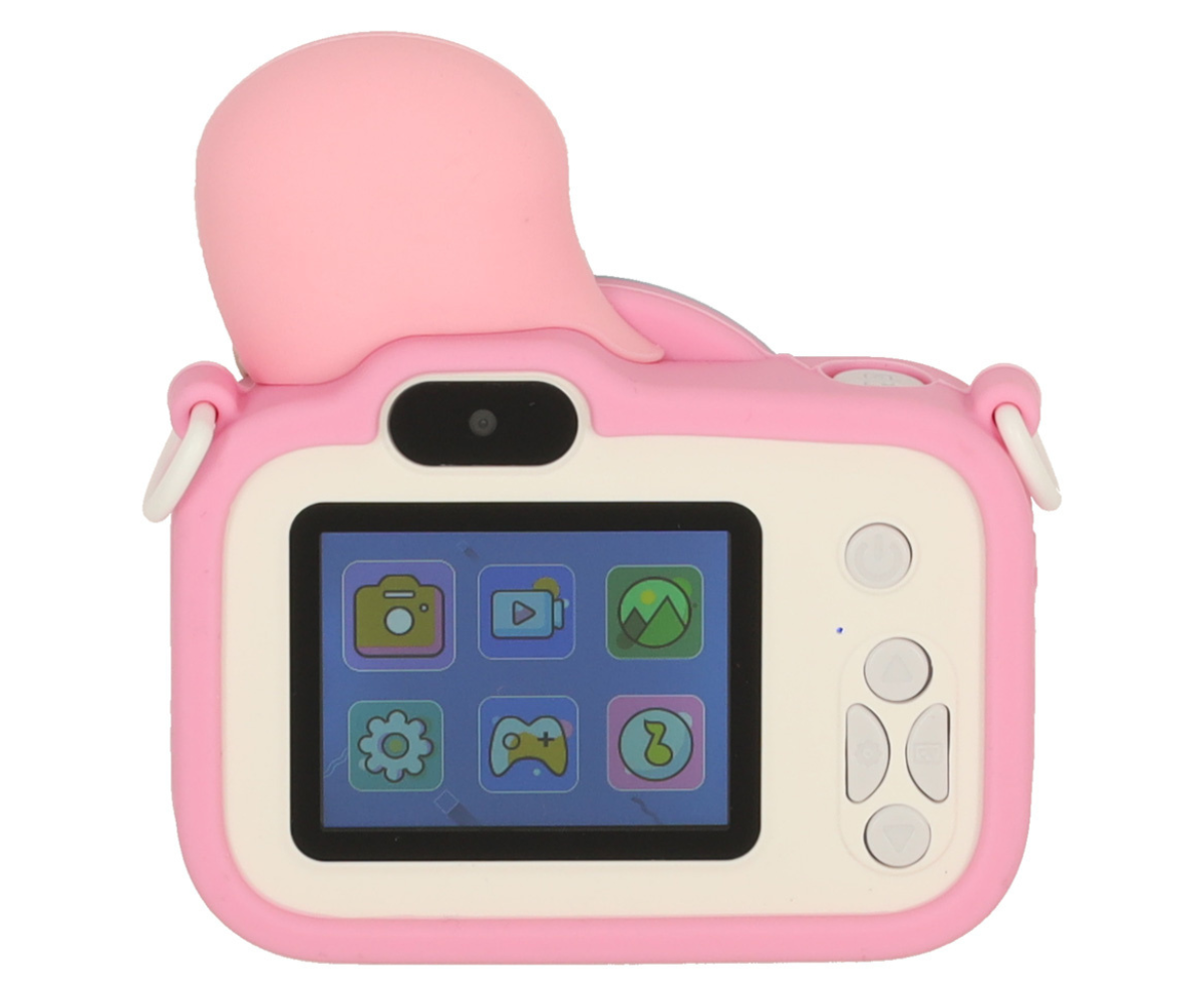 Laste digitaalne kaamera Merineitsi külgvaade kompaktse kujuga