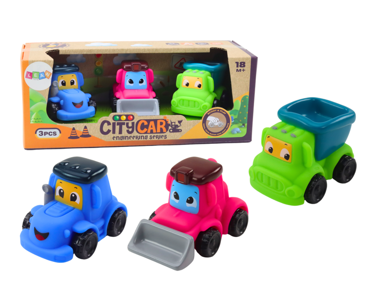 Pehmest kummist põllumajandussõidukid 3tk 8cm (1,5+)