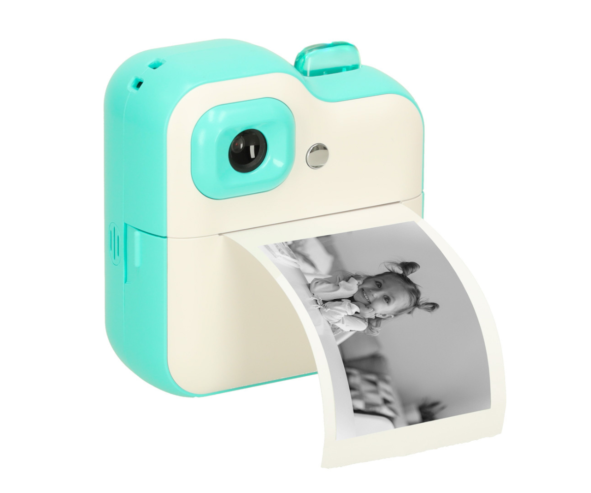 Termoprinter fotokaamera Ikonka + 3 paberirulli, mint
