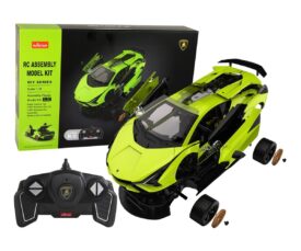 Ehitusplokkidest kokkupandav R/C Lamborghini Sian FKP 37 auto, skaala 1:18, lastele alates 8. eluaastast