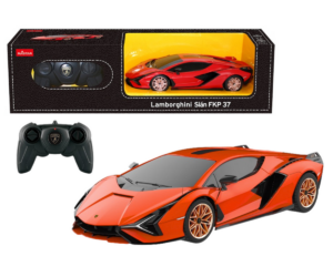 Lamborghini Sian puldiga mänguauto oranž