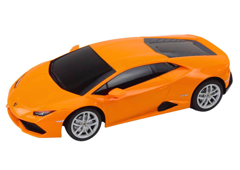 Kvaliteetne kaugjuhitav Lamborghini Huracan oranžis värvitoonis