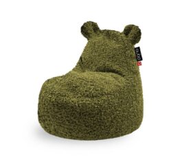 Kott-tool Qubo™ Teddy Cactus FLUFFY FIT, roheline karvane tool, mugav ja stiilne elavhõbe.