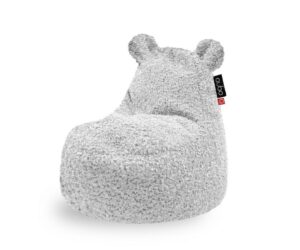 Kott-tool Qubo™ Teddy Snowdrop FLUFFY FIT, pehme ja karvane disain