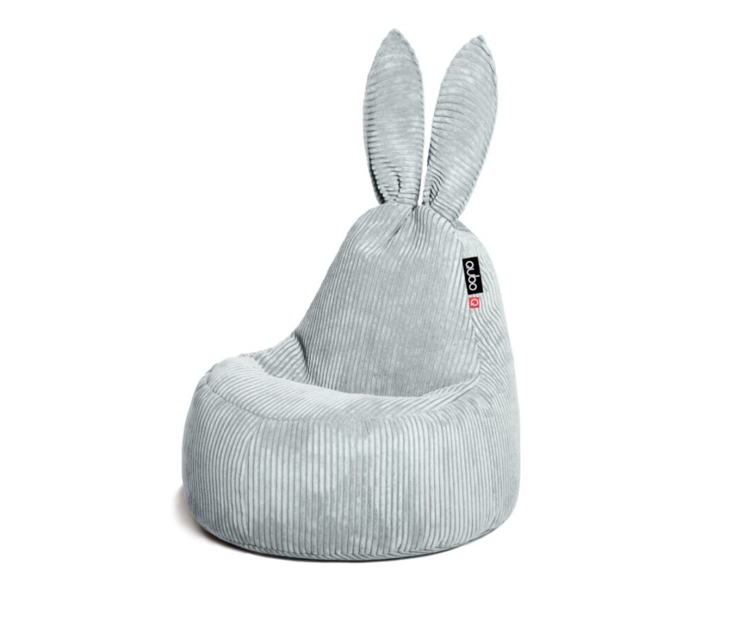 Kott-tool Qubo™ Baby Rabbit Pure FEEL FIT hall värv, mugav ja lapsesõbralik disain