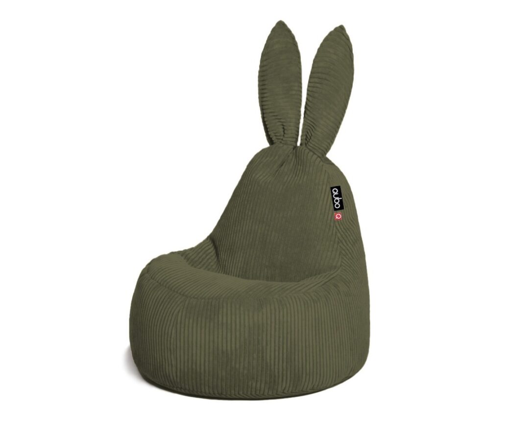 Roheline Kott-tool Qubo™ Baby Rabbit Moss FEEL FIT, mis on ideaalne mugavuse ja stiili jaoks.