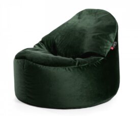 Kott-tool Qubo™ Cuddly 80 Emerald FRESH FIT, rohelise sametise kattega.