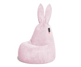 Kott-tool Qubo™ Mommy Rabbit Bubblegum roosa värviga, mugav ja stiilne laste iste.